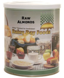 Raw Almonds #2.5 can